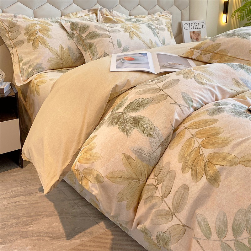 100% polyester mikrofiber trykte sett