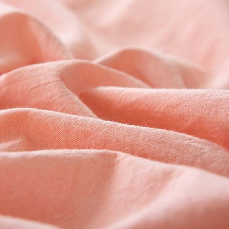 Mykt fluffy polyester vasket bomullsstoff
