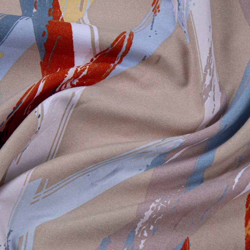100 % polyester med trykt stoff