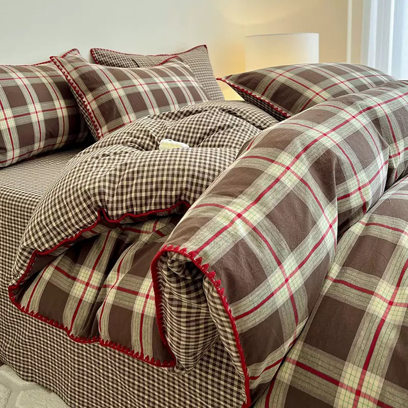 Ultra myk 100% polyester mikrofiber trykt sengetøy sett