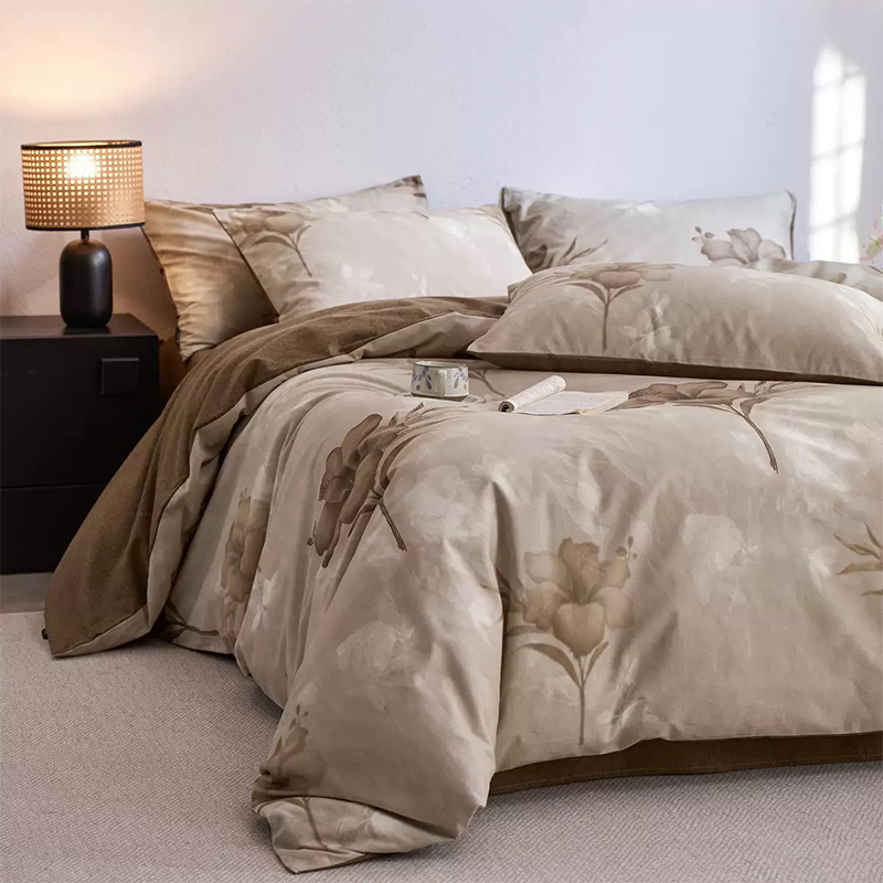 Ultra myk 100% polyester mikrofiber trykt sengetøy sett