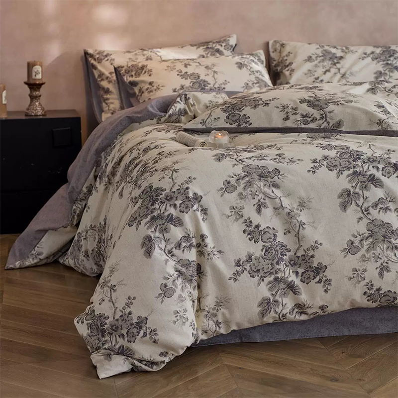 Ultra myk 100% polyester mikrofiber trykt sengetøy sett