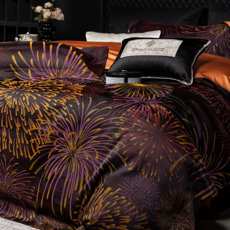 Ultra myk 100% polyester mikrofiber trykt sengetøy sett