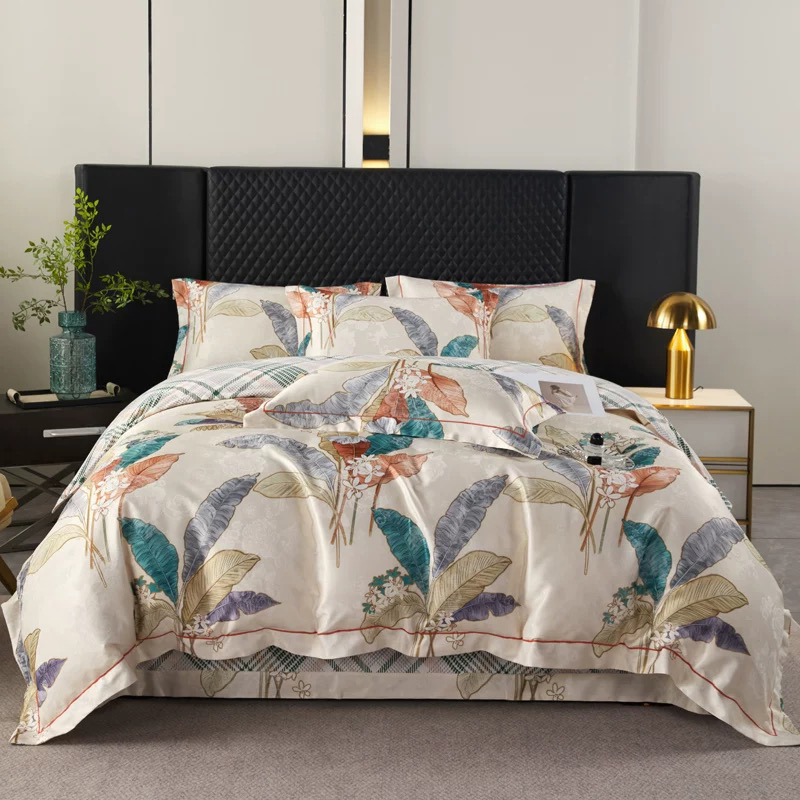 Ultra myk 100% polyester mikrofiber trykt sengetøy sett